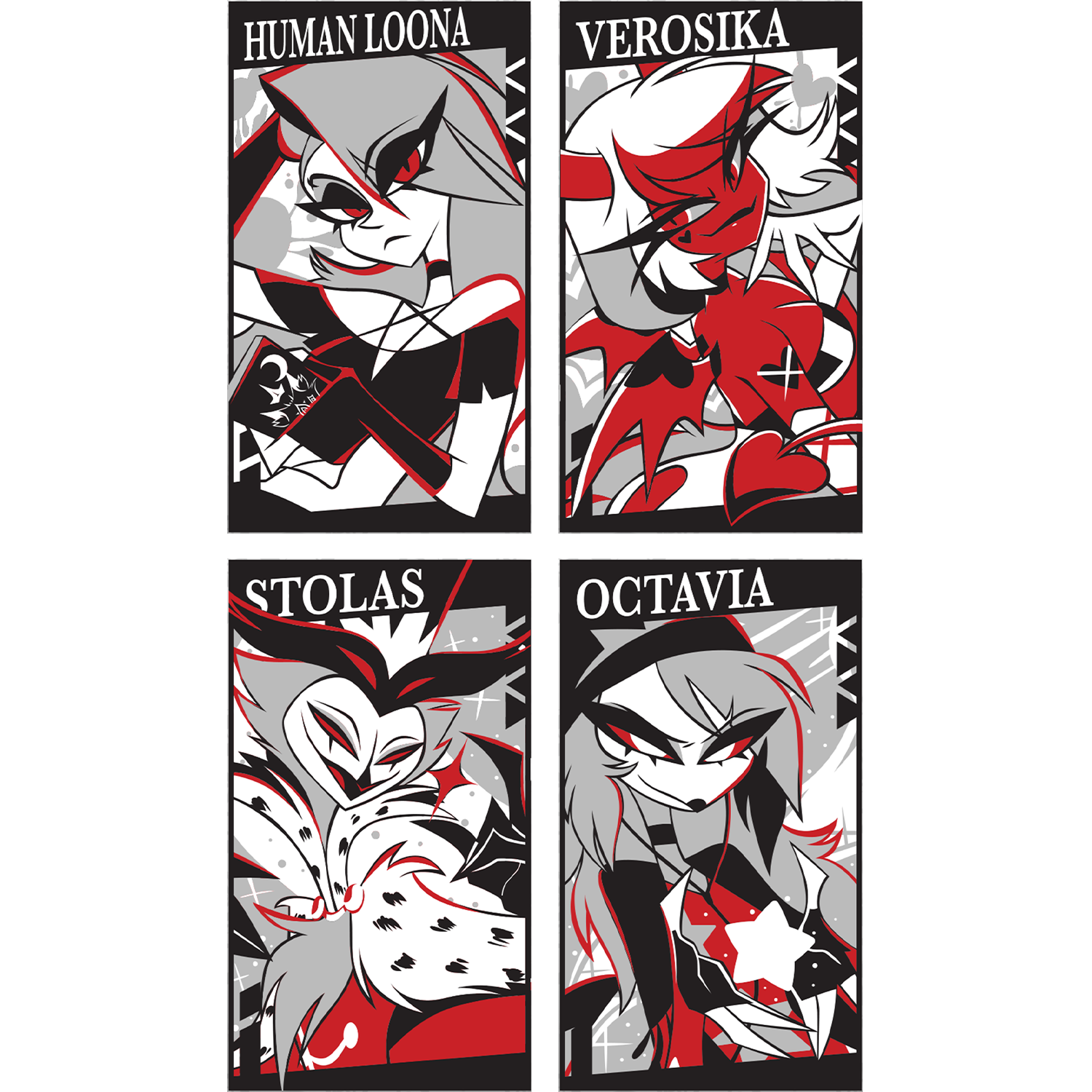 Helluva Boss Collectible Metal Cards - Series 2 - Wave 2 SILVER Helluva Boss Collectible Metal Cards - Series 2 - Wave 2 SILVER
