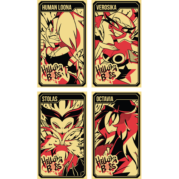 Helluva Boss Collectible Metal Cards - Series 1 - Wave 2 GOLD