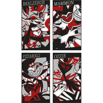 Helluva Boss Collectible Metal Cards - Series 2 - Wave 3 SILVER *SALE*