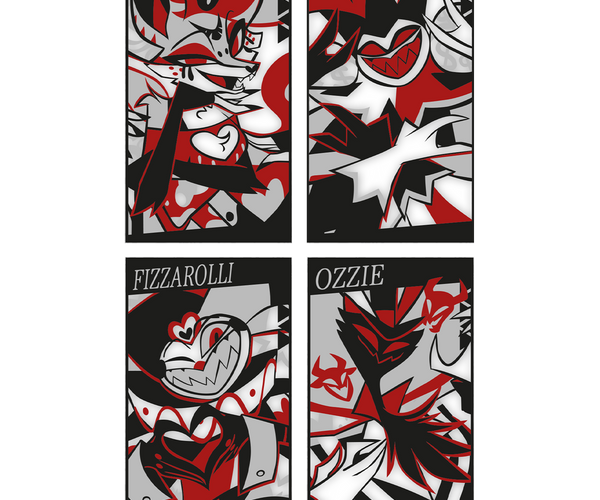 Helluva Boss Collectible Metal Cards - Series 2 - Wave 3 SILVER