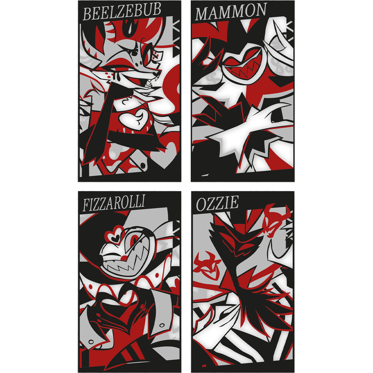 Helluva Boss Collectible Metal Cards - Series 2 - Wave 3 SILVER Helluva Boss Collectible Metal Cards - Series 2 - Wave 3 SILVER