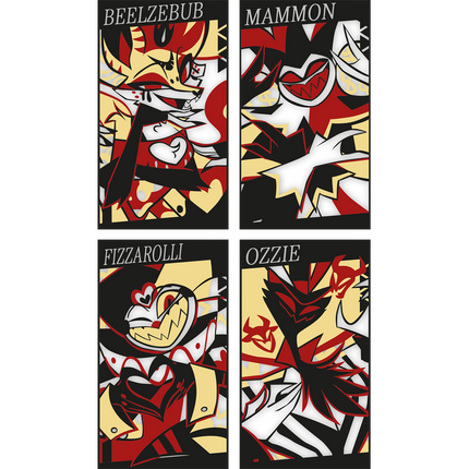 Helluva Boss Collectible Metal Cards - Series 2 - Wave 3 GOLD *SALE*