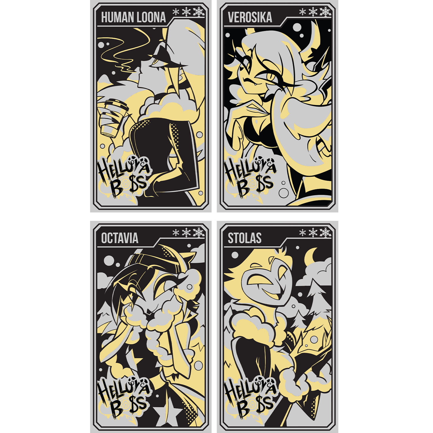 Helluva Boss Collectible Metal Cards - Winter 2024 - Wave 2 *FINAL Helluva Boss Collectible Metal Cards - Winter 2024 - Wave 2 *FINAL