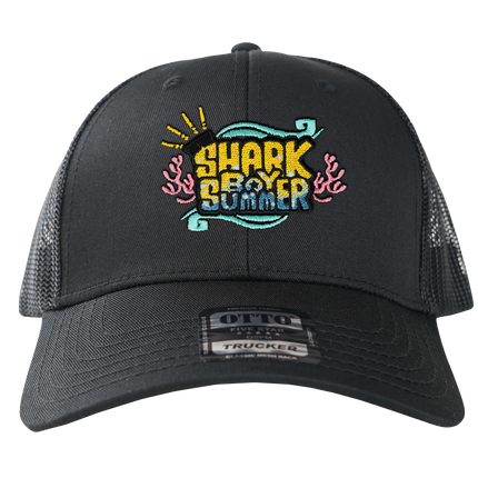 Shark Boy Summer Trucker Hat