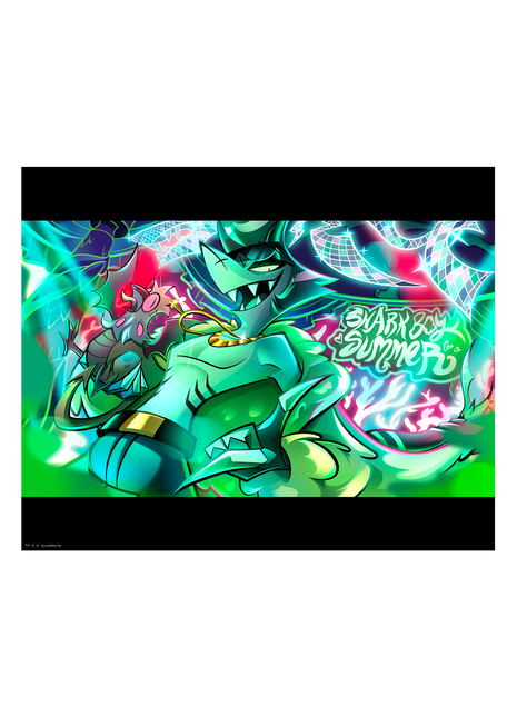 Shark Boy Summer Poster Print *PRE-ORDER*