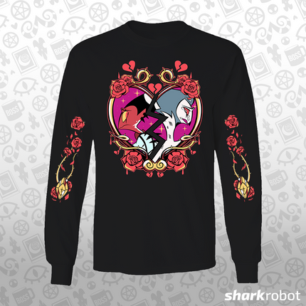 Long Sleeve Shirt - Shattered Hearts w/Printed Sleeves *LIMITED RUN*