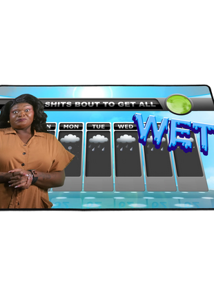 Shits About to get Wet Playmat