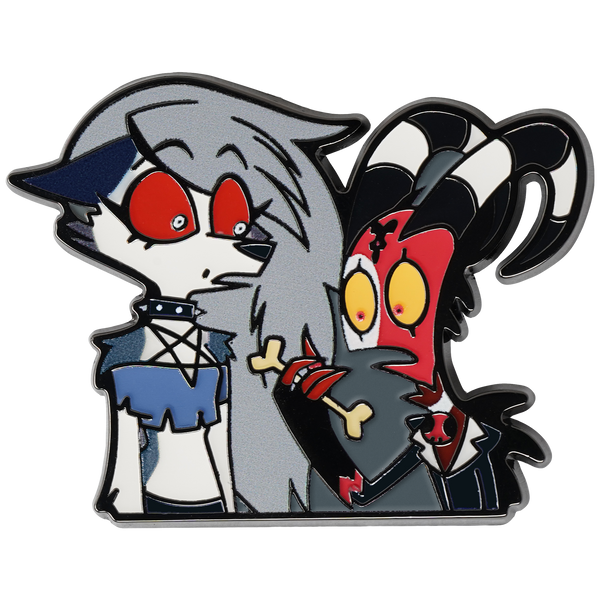 Shocked Blitz and Loona - Enamel Pin – Shark Robot