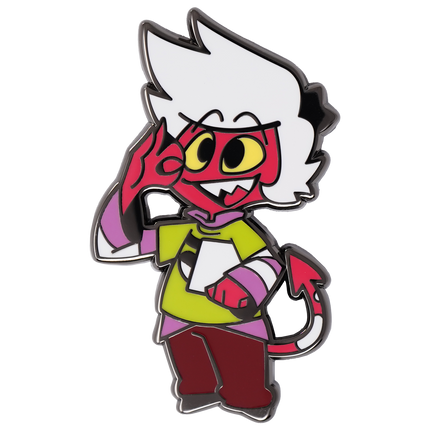 Mammon - Sign Language Kid Enamel Pin *LIMITED STOCK*