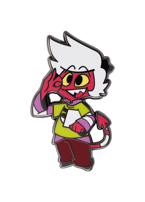 Mammon - Sign Language Kid Enamel Pin *LIMITED STOCK*