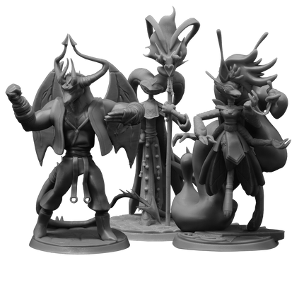 Imps and Imbeciles Minature Figurine Set 4 *LIMITED STOCK*