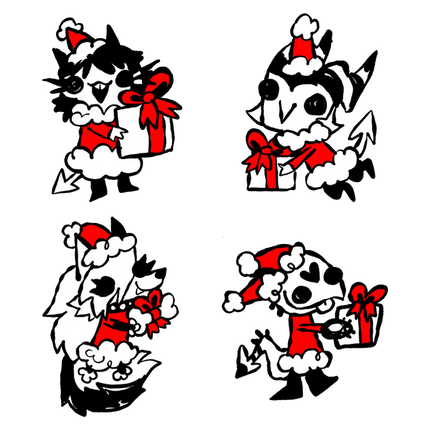 Sketchy IMP Holiday Plans - Enamel Pin Set *SALE*