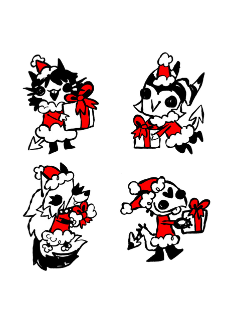 Sketchy IMP Holiday Plans - Enamel Pin Set *SALE*