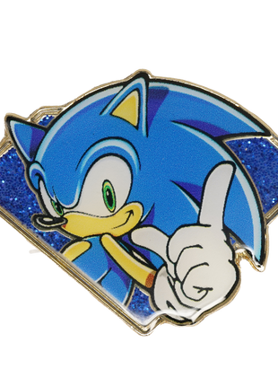 Golden Series 2: Emerald Sonic - Sonic The Hedgehog  Pin
