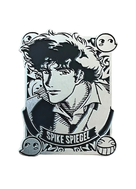 Cowboy Bebop Silver Badge Spike Pin *LAST CHANCE*