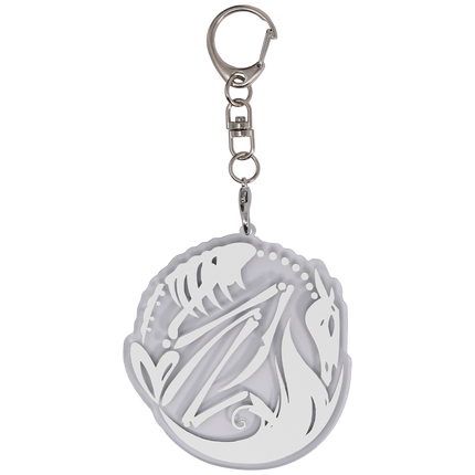 Spindlehorse Logo Keychain White *PRE-ORDER*