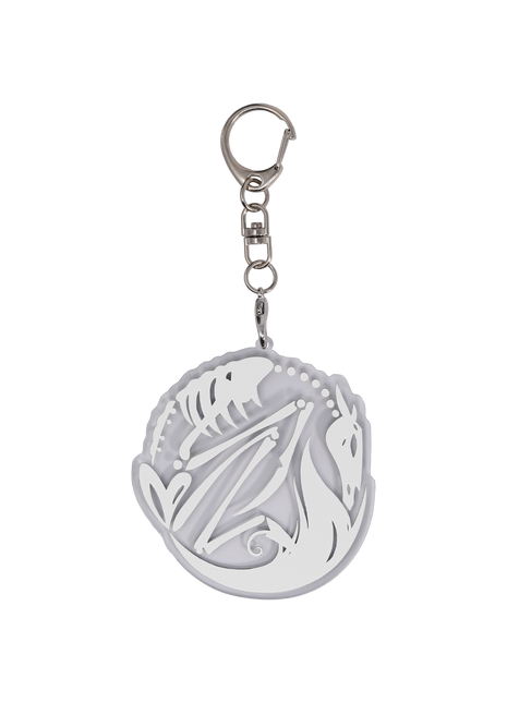 Spindlehorse Logo Keychain White *PRE-ORDER*