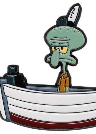 Squidward at Work - Spongebob Squarepants Pin