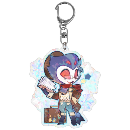 Stolas  - Cozy Winter - Holographic Keychain *LIMITED STOCK*