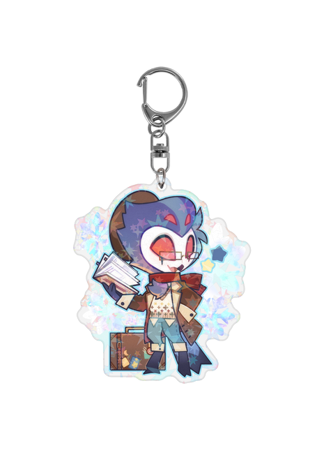 Stolas  - Cozy Winter - Holographic Keychain *LIMITED STOCK*