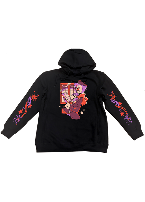 Pullover Hoodie - Stolas - Cozy Winter w/Printed Sleeves *PRE-ORDER*