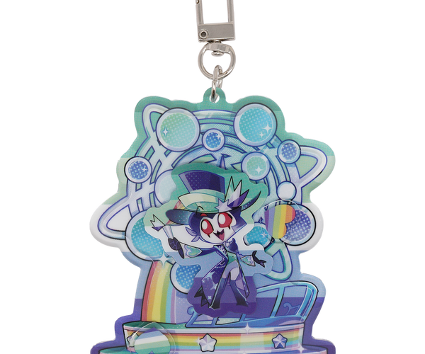 Stolas - Pride Parade - Shaker Keychain *LIMITED STOCK* – Shark Robot