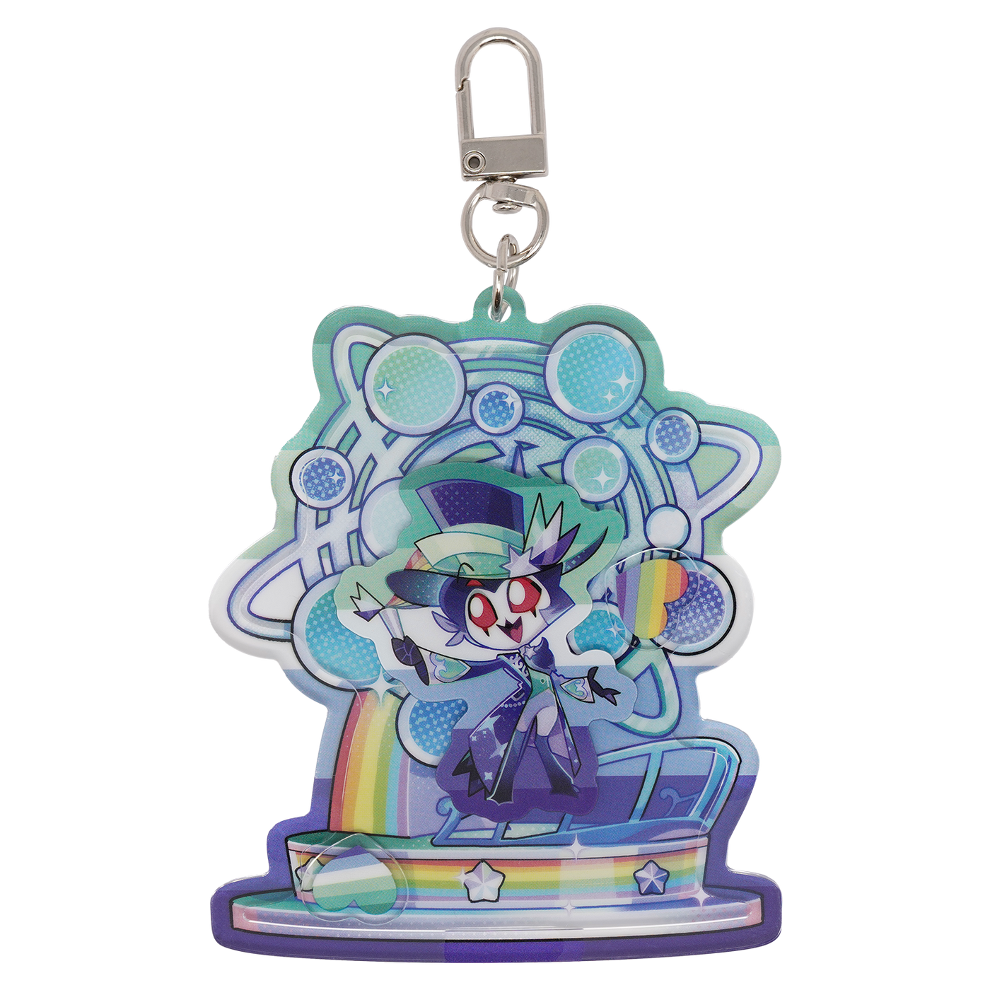 Stolas - Pride Parade - Shaker Keychain *LIMITED STOCK* – Shark Robot