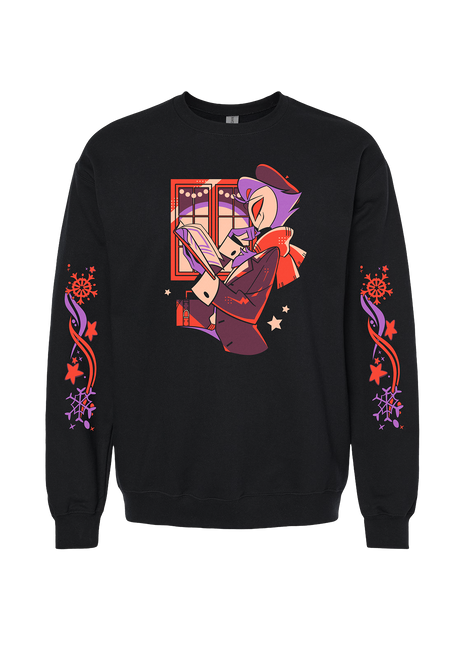 Crewneck Sweatshirt - Stolas - Cozy Winter w/Printed Sleeves *PRE-ORDER*