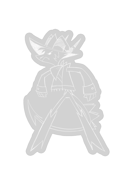 Sketchy Striker Car Decal *2ND WAVE PRE-ORDER*