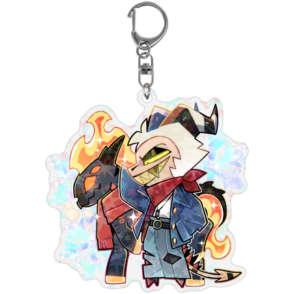 Striker - Cozy Winter - Holographic Keychain *LIMITED STOCK*