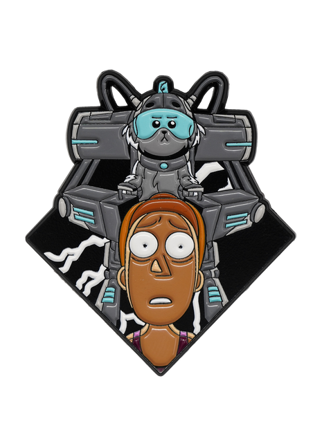 Rick and Morty Summer and Snowball Pin *LAST CHANCE*
