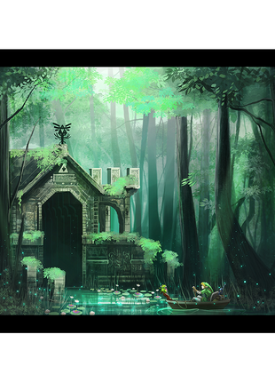 Swamp Temple - Poster Print