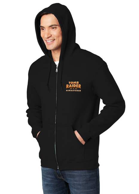 Zip Up Hoodie - TR Remastered Logo/Back *COMING SOON*