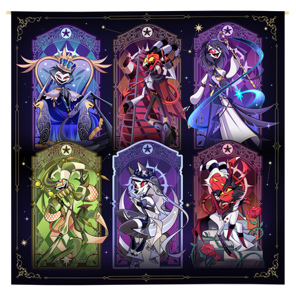 Helluva Boss Tarot Card Tapestry *LIMITED STOCK*