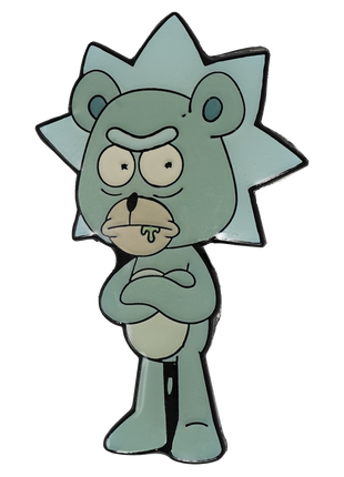 Rick and Morty Teddy Rick Pin *LAST CHANCE*