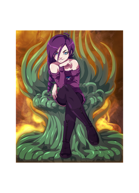 Tentacle Queen (Safe For Work) - Poster Print