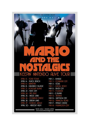 The Nostalgics Band Poster Print