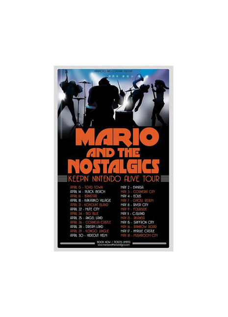 The Nostalgics Band Poster Print