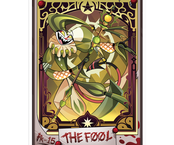HELLUVA BOSS Stolitz プロモ カード 正規品 Helluva Boss Trading Cards - The Fool Promo Card (PR-15) *LIMITED
