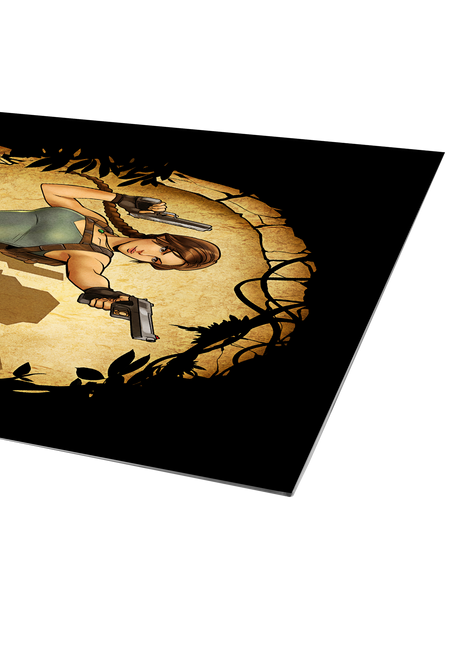 Lara 30th Polygonal History Metal Print