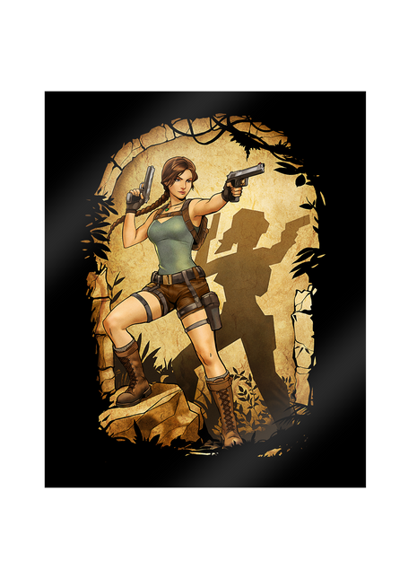 Lara 30th Polygonal History Metal Print