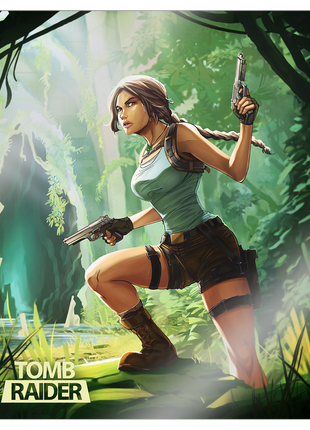 Tomb Raider Metal Print *PRE-ORDER*