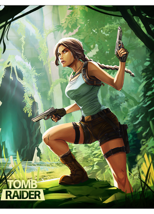 Tomb Raider Metal Print *PRE-ORDER*