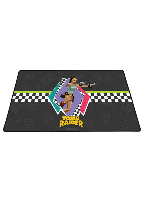 Tomb Raider Retro Throwback Playmat