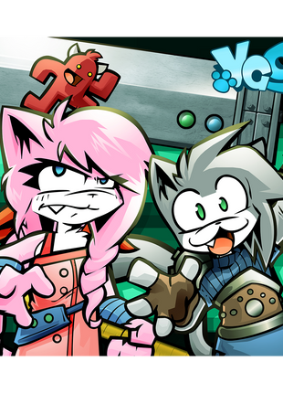 VG Cats Cosplay - Poster Print