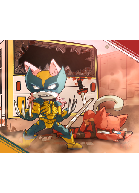 VG Cats Taking the Bus - Poster Print