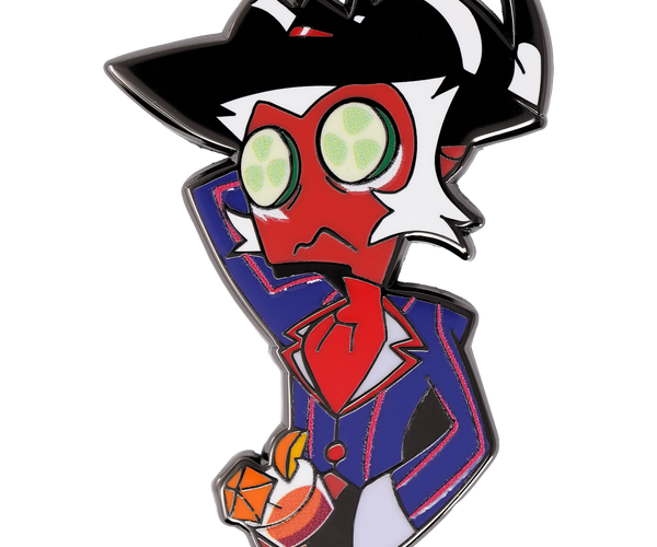 Exes and Oohs - Vacation Crimson Enamel Pin *LIMITED STOCK