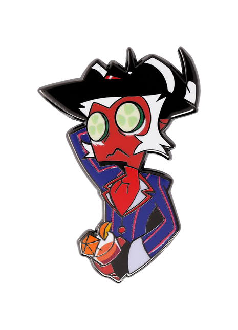 Exes and Oohs - Vacation Crimson Enamel Pin *LIMITED STOCK*