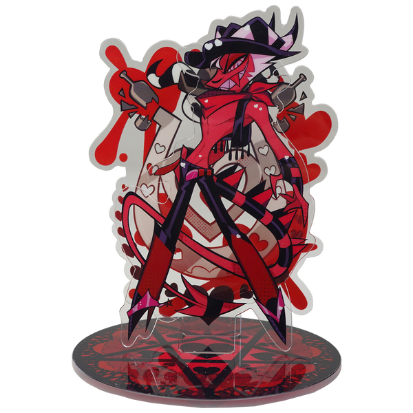 ヘルヴァボス　バレンタイン　2025　ストライカー　アクリルスタンド② Striker - Valentines 2025 Standee *LIMITED STOCK* – Shark Robot