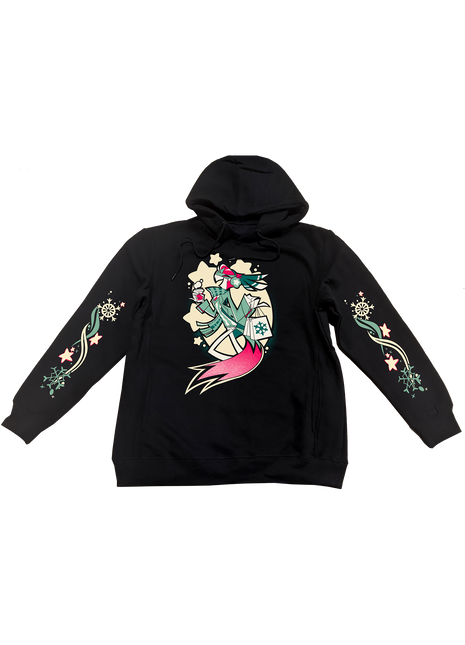 Pullover Hoodie - Vassago - Cozy Winter w/Printed Sleeves *PRE-ORDER*